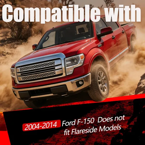 Vista 2 de Kit de amortiguadores de cierre suave para portón trasero Vepagoo para Ford F-150 2004-2014, 2006-2008 Lincoln Mark LT, amortiguadores de elevación