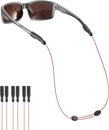Vista 11 de Correa para lentes de sol, correa ajustable sin cola, lentes y correas de cable, soportes para lentes alrededor del cuello, cordón para hombres
