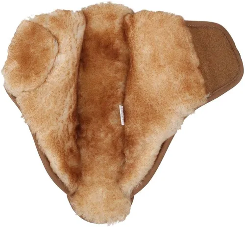 Vista 2 de PAMIR Pantuflas de casa de oveja ajustables para hombre con espuma viscoelástica para interiores y exteriores con puntera abierta