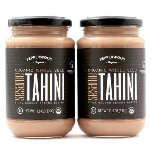 Vista 10 de Pasta de Tahini de Sésamo Integral Orgánica – Sin Descascarillar y Molida en Piedra – Textura Sedosa y Suave en Hummus, Salsas, Aderezos – Sin Sal
