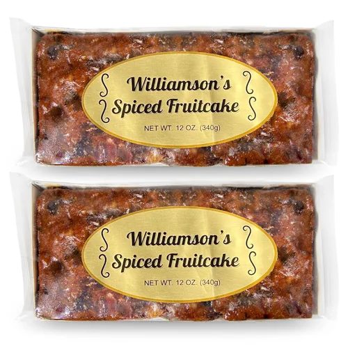 Vista 12 de Williamson's - Pastel de frutas con especias, pastel de frutas, recién hecho, aperitivo gourmet, regalo de comida con frutas finas y nueces
