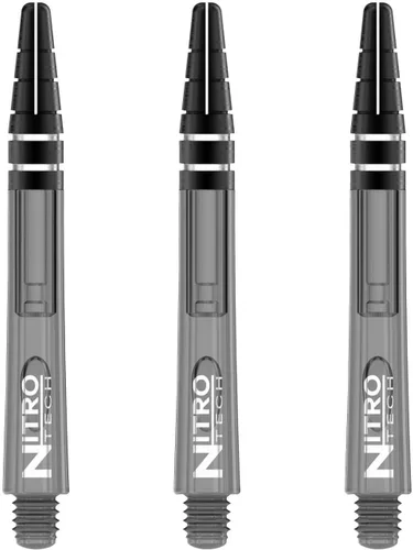 Vista 4 de RED DRAGON Nitrotech Dart Shafts - Transparent Polymer Stems with Flight Locking System for Secure Flight Retention - Available in Short