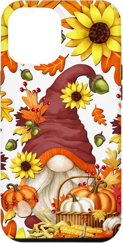 Vista 26 de Hello Fall Sunflower Gnome Pattern for Women Cute Autumn Case for iPhone 17