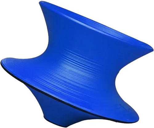Vista 10 de Silla giratoria giratoria 360, moderna silla giratoria de fibra de vidrio negra para interiores y exteriores, perfecta para entrenamiento sensorial