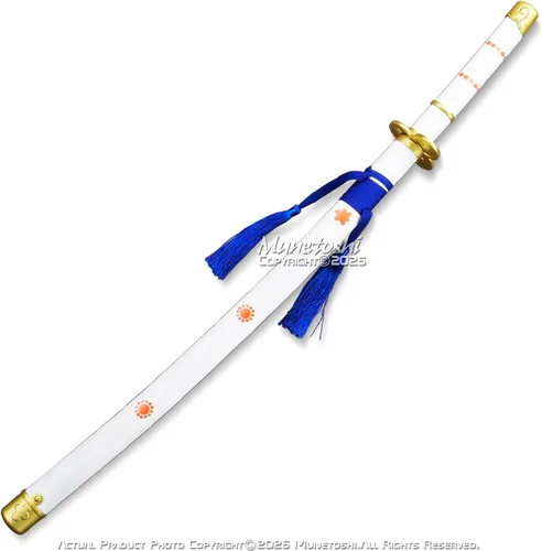 Vista 4 de 40" AME no Habakiri - Espada de acero de pirata, Katana Samurai, regalo de anime para cosplay