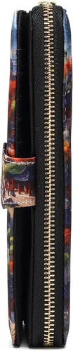 Vista 126 de Cartera de mano para mujer, estilo bohemio, con RFID, elegante, espaciosa con correa para viajes, capacidad para tarjetas, teléfono, dinero