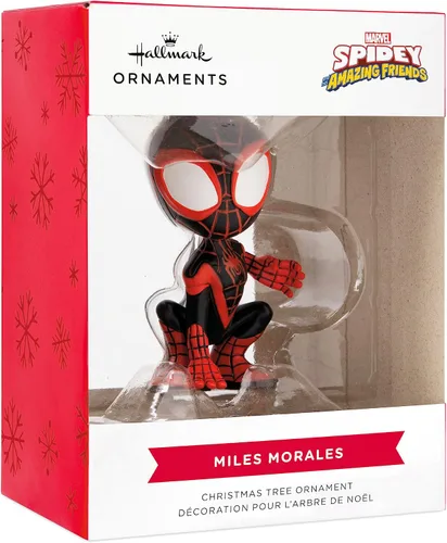Vista 3 de Hallmark Marvel Miles Morales - Adorno navideño