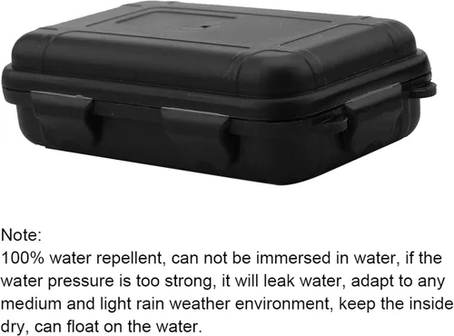 Vista 2 de Milltrip Caja de almacenamiento sellada para supervivencia al aire libre, a prueba de golpes, impermeable, contenedor sellado para pesca, camping