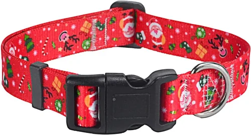 Vista 17 de Mihqy - Collar de perro, patrones geométricos florales, tribales, bohemios, collar de estilo étnico, suave y ajustable, para perros pequeños