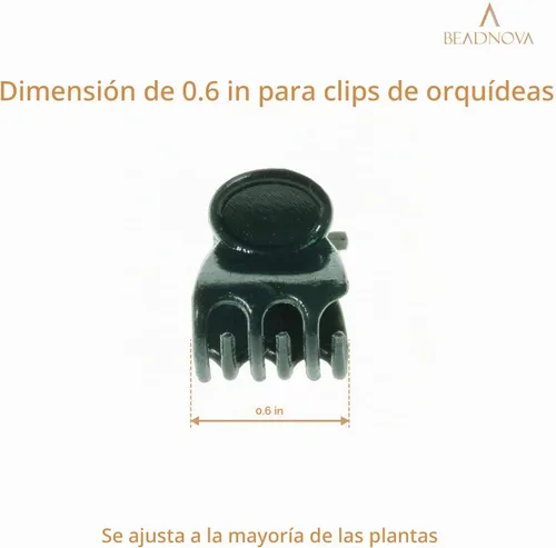 Vista 3 de BEADNOVA Clips para plantas, 100 clips de soporte para orquídeas y vides 100PCS