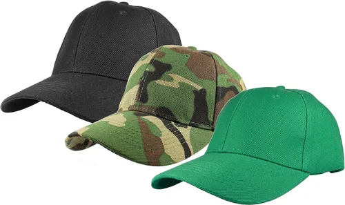 Vista 66 de Gelante - Gorra lisa de béisbol ajustable con correa trasera (3 unidades)