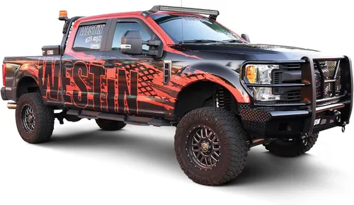 Vista 8 de Westin 56-23945 HDX Xtreme Nerf Bars se adapta a F-150 2015-2025 2022-2025 F-150 Lightning 2017-2025 F-250 F-350 F-450 F-550 Crew Cab 2017-2025 Par