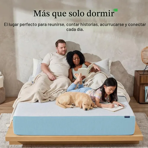 Vista 3 de LIFEMENT Colchón individual de espuma viscoelástica de gel refrescante de 6 pulgadas en una caja, firmeza media, sin fibra de vidrio, espuma
