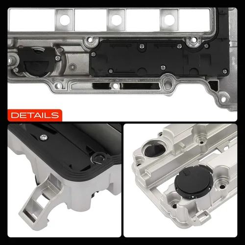 Vista 9 de A-Premium Cubierta de válvula de motor de aluminio mejorada con junta, pernos y tapa de llenado de aceite compatible con Chevrolet Cruze 2011-2016