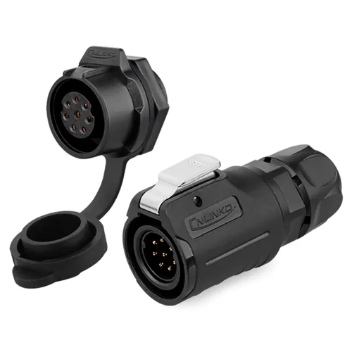 Vista 20 de CNLINKO Conector Circular de Panel IP68 M16 de Plástico de 3 Pines Macho y Hembra Eléctrico Impermeable Arnés de Cables Automático Soldadura