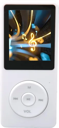 Vista 2 de Reproductor MP3 MP4 de 8 GB, reproductor de MP3 clásico de pantalla de 1.8 pulgadas, memoria de 8 GB de 64 GB expandible 30 horas de reproducción