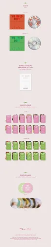 Vista 3 de STAYC WE NEED LOVE 3rd Single Album SET LOVE POWER Ver incl Photo Book Fragrance Card Photo Card Circle Card