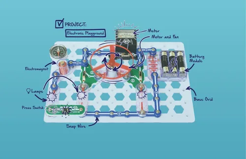 Vista 3 de Snap Circuits Snaptricity Kit de descubrimiento de electrónica