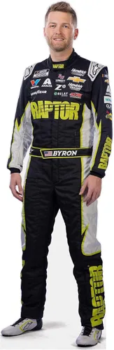 Vista 5 de Chase Elliott - Recorte de cartón de tamaño real Soporte oficial de NASCAR de 75.5 pulgadas Suministros para fiestas de carreras, decoración