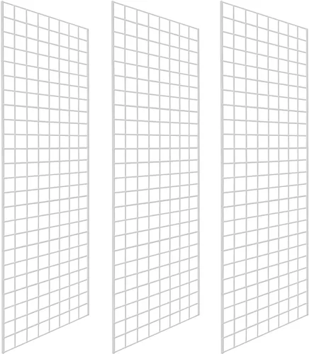 Vista 12 de Paneles de rejilla de grado comercial – Panel de rejilla resistente para cualquier exhibición minorista, 2 pies de ancho x 4 pies de alto, 3 paneles