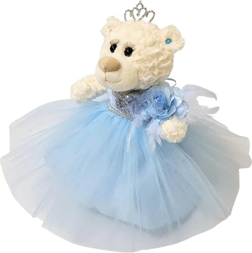 Vista 9 de COLECCIÓN KINNEX DESDE 1997 Oso de Quince Años de 12" Oso de Peluche de Quince Años con Vestido Bordado Mis 15 Años (Pieza Central) ~ B09631-4