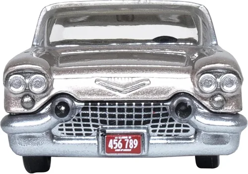 Vista 3 de 1957 Eldorado Brougham Sandalwood Beige Metálico con tapa plateada Escala 1/87 (HO) Modelo de automóvil fundido a presión por Oxford Diecast