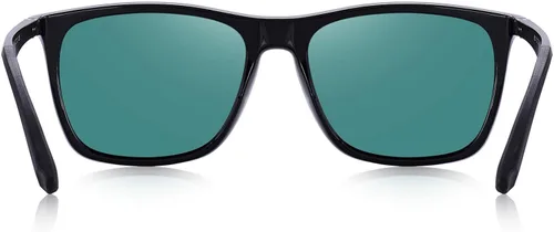 Vista 4 de Gafas de sol polarizadas OLIEYE para hombres de aluminio gafas de sol para hombre - conducción rectangular gafas de sol para hombremujer