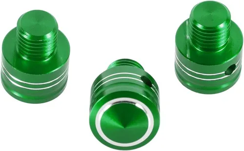 Vista 14 de Tornillos para espejo de motocicleta M10x1.25 de aluminio, 3 piezas en 1, juego universal para scooter, Street Bike Motocross, Cafe Racer (negro)