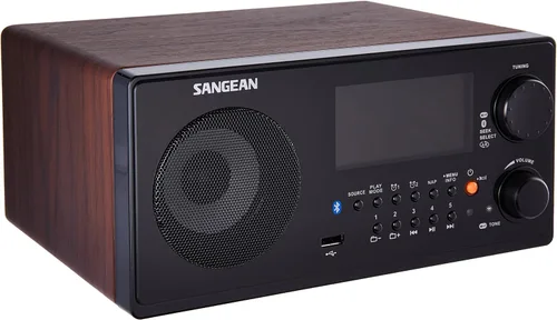 Vista 2 de Receptor de sintonización digital Sangean America Inc para mesa AM/FM-RDS/Bluetooth/USB Negro