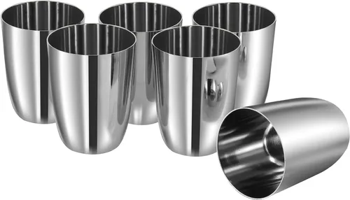 Vista 8 de Vinod Juego de 12 vasos de acero inoxidable de alta calidad, para cocina del hogar Set de 12