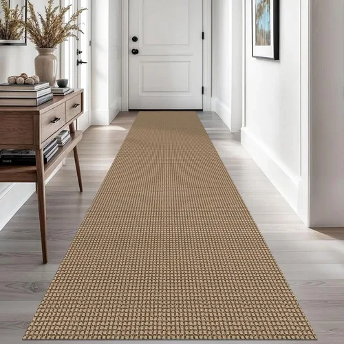 Vista 182 de EARTHALL Alfombra tejida de 2 x 3 pies, lavable para entrada, alfombra trenzada antideslizante, alfombra para puerta interior y exterior, alfombra