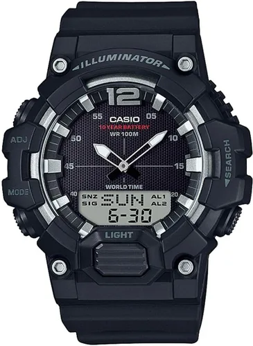 Vista 3 de Casio HDC-700-1AVCF Reloj clásico de cuarzo con pantalla analógica-digital para hombre Negro/Verde