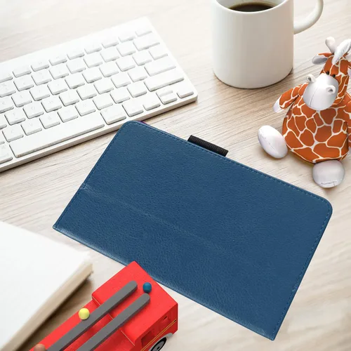 Vista 4 de Funda para tablet Amazon Fire HD 10 de 10.1 pulgadas (13ª generación, lanzada en 2023) – Funda delgada y ligera de piel sintética + 1 protector