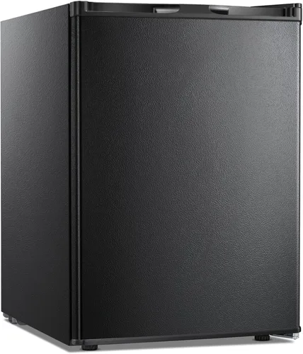 Vista 9 de Kismile Mini congelador, congelador vertical de 1.1 pies cúbicos con puerta individual reversible, estantes extraíbles, congelador pequeño con Negro
