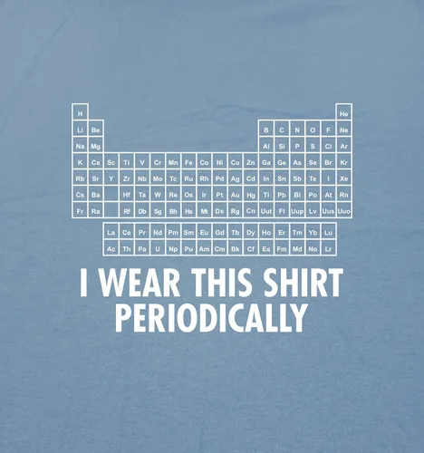 Vista 2 de I Wear esta playera periódicamente gracioso Science Mens Novelty Funny muy T Shirt