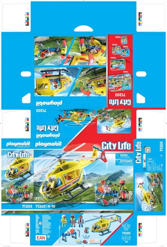 Vista 5 de Playmobil Helicóptero médico