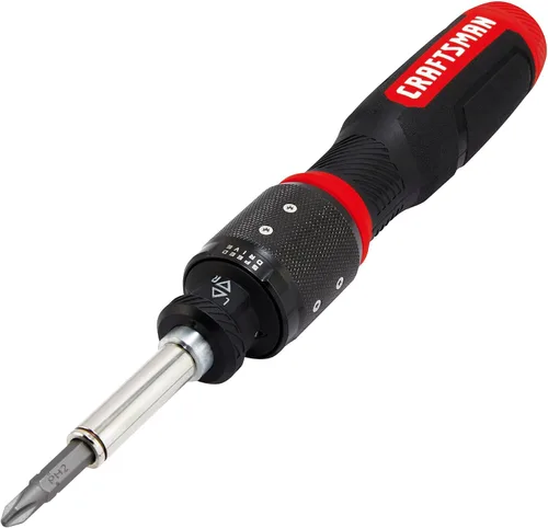Vista 4 de CRAFTSMAN Destornillador de trinquete SpeedDrive de 15 piezas (CMHT68134)