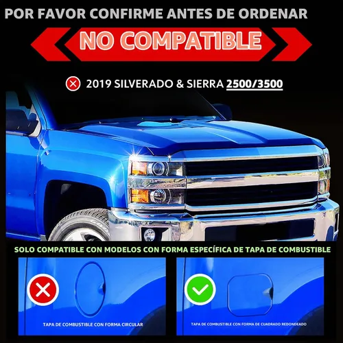 Vista 3 de Tyger Auto Estribos elevadores de 6 pulgadas compatibles con Chevy Silverado GMC Sierra 1500 2019-2026; 2020-2026 2500 3500HD Crew Cab