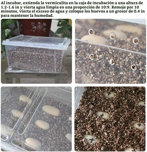 Vista 4 de Vermiculita 2.1QT para reptil tortuga terrario sustrato serpiente ropa