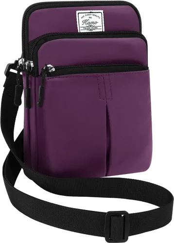 Vista 19 de Kamo Bolso Multifuncional para Teléfono de Un Solo Hombro, Bolso de Cintura para Teléfono, Bolso Diagonal Cruzado, Estuche para Teléfono Inteligente