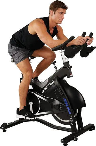 Vista 11 de Sunny Health & Fitness Stationary Exercise Bike Machine w/ Adjustable Cushion Seat & Multi-Grip Handlebar, Indoor Cycling Equipment for Home Cardio