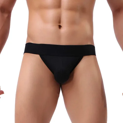 Vista 2 de Jockstrap - Bolsa de malla para hombre, ropa interior atlética para hombres