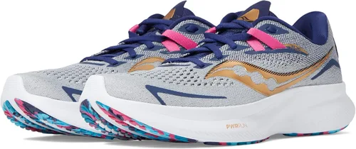 Vista 18 de Saucony Tenis Ride 15 para mujer 2-Aleación/cuarzo