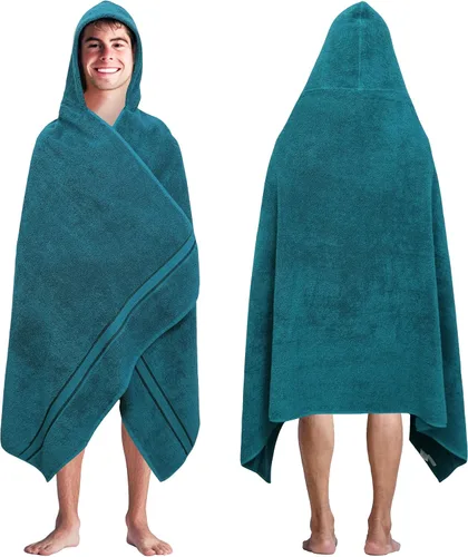 Vista 44 de Cotton Craft colección juego de 2 piezas ultra suaves, tamaño grande, 100% algodón, toalla de baño Oversized 35x70 inches Black Bath Sheet Towel