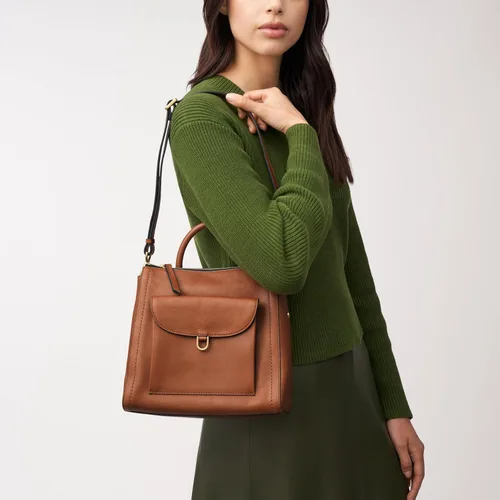Vista 6 de Fossil Women's Parker Leather Convertible Backpack Purse Handbag for Women