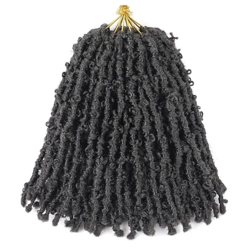 Vista 12 de Superlight Butterfly Locs - Cabello de ganchillo de 12 pulgadas, 6 paquetes