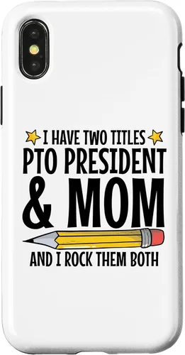 Vista 5 de iPhone XR Parent Teacher Organization PTO President Appreciation Case