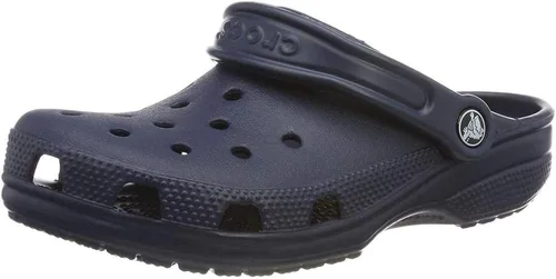 Vista 22 de Crocs Zuecos clásicos unisex, azul marino, 9 US hombres/11 US mujer