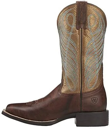 Vista 2 de Ariat Botas occidentales redondas con punta cuadrada ancha para mujer