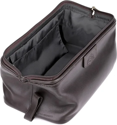 Vista 6 de Dopp Kit de almirante viajero experimentado de primera clase Marrón